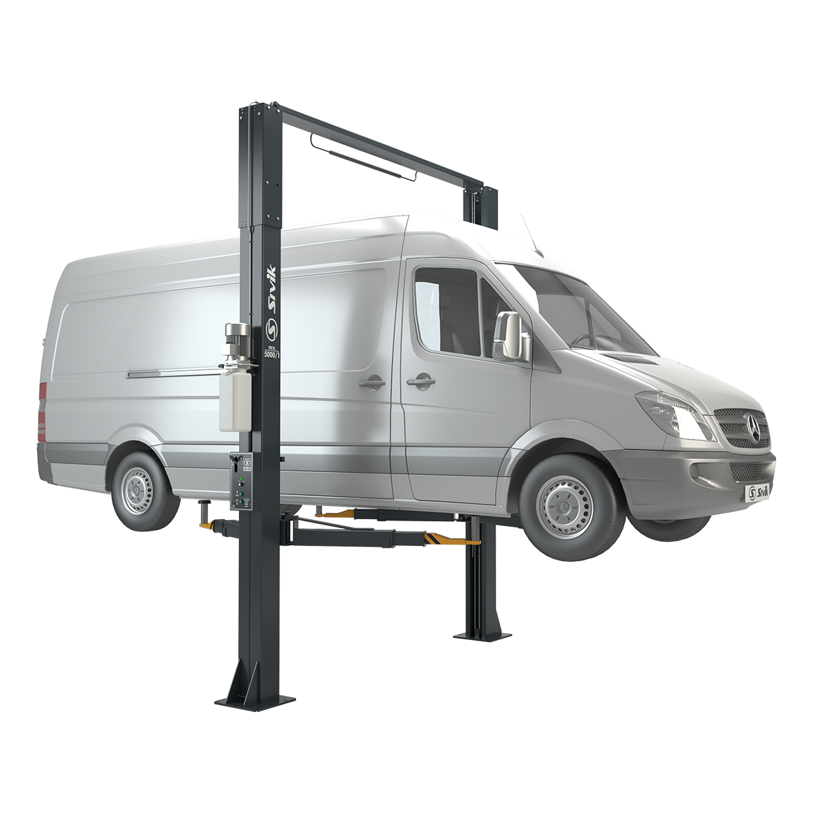 Двухстоечный электрогидравлический подъемник ПГА-5000/1 Серый RAL7047