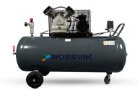Компрессор поршневой ROSSVIK СБ4/С-200.LB30, 420л/мин, 10бар, ресивер 200л, 380В/2,2кВт RAL7016 СЕРЫ