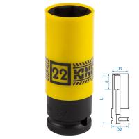 494522M KING TONY Головка ударная в пластике 1/2", 22мм