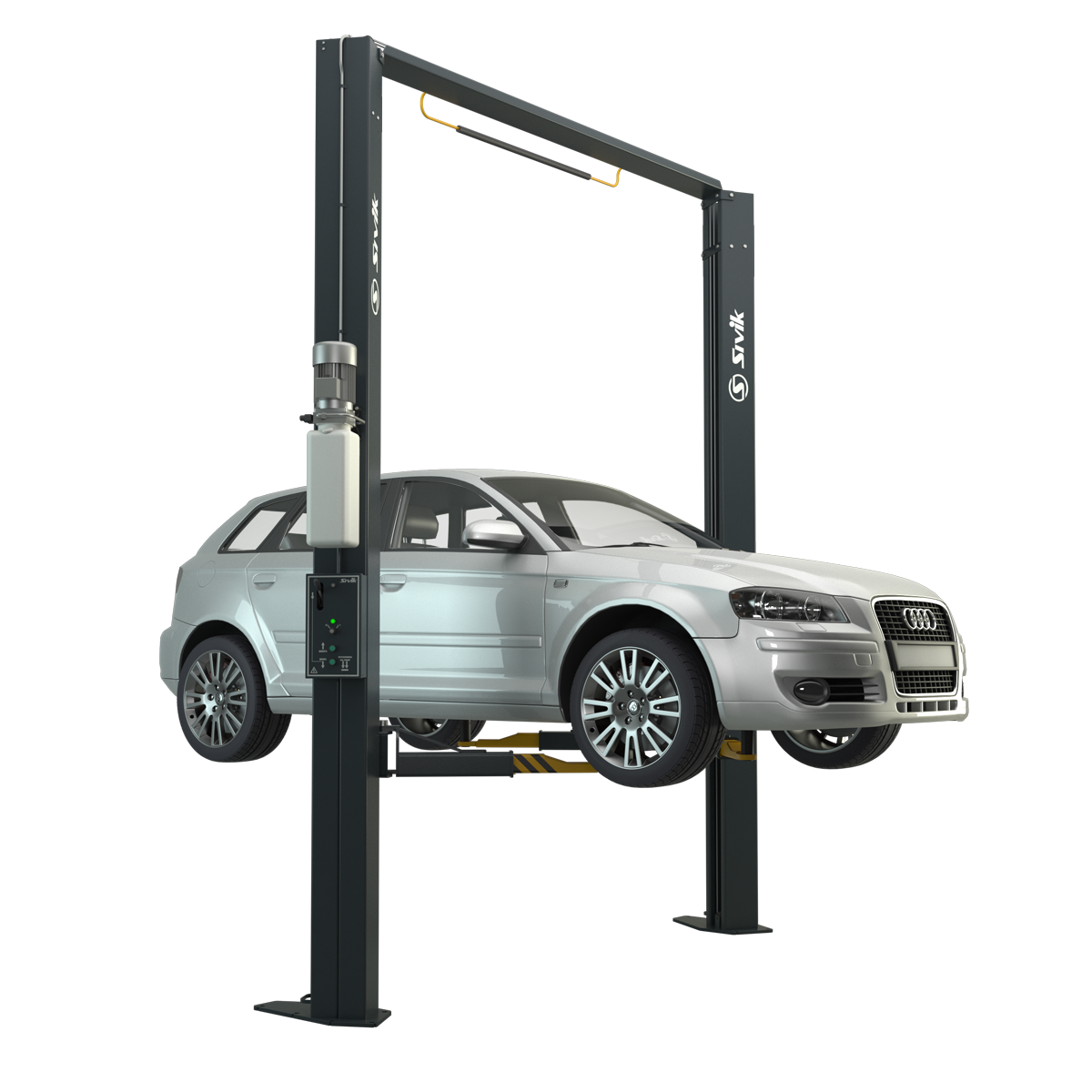 Двухстоечный электрогидравлический подъемник ПГА-4200-Е Серый RAL7047