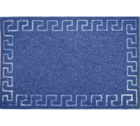 Коврик придверный пористый ComeForte "Meander" 60х90см Синий 20шт/уп