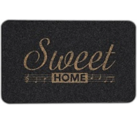 Коврик влаговпитывающий ComeForte «ВЕЛЮР» МИЛЫЙ ДОМ 50х80см Серый 10шт/уп