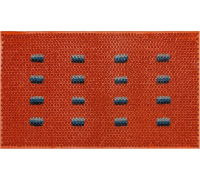 Коврик придверный резиновый ComeForte «FRD» 45x75см Orange прямоугольный 10шт/уп