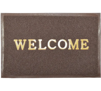 Коврик придверный пористый ComeForte "Welcome" 60х90см Коричневый 20шт/уп