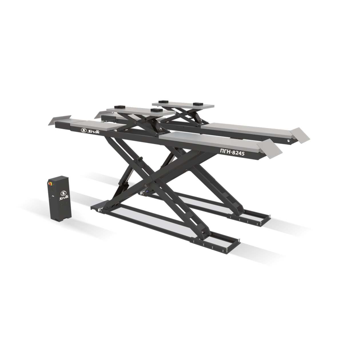 Ножничный электрогидравлический подъемник ПГН-8245 Серый RAL7016