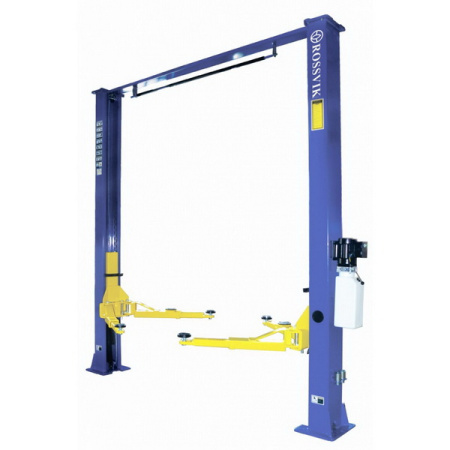 Автоподъемник двухстоечный ROSSVIK V2-4LH г/п 4.0т, 380В, с верхней синхронизацией. Цвет серый