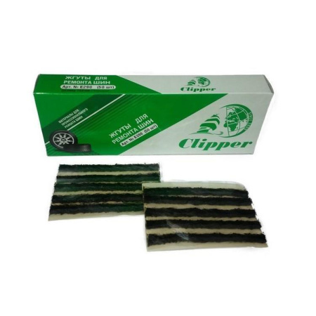 E290 Набор жгутов черных коротких 102 мм, 50шт