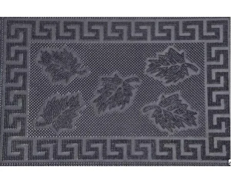 Коврик придверный резиновый ComeForte PIN MAT 45х75см «ПЯТЬ ЛИСТЬЕВ» 10шт/уп