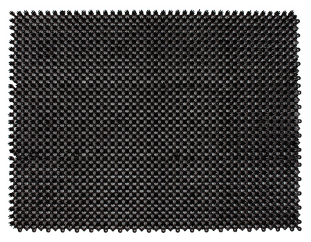 Щетинистое покрытие модульная 42Х56 см из 12-ти сегментов черный 20шт/уп