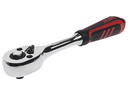 JTC-5022B Трещотка 1/4" 72-зуб. с резин. рукояткой