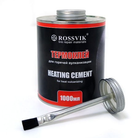 Термоклей, ROSSVIK 1000г (банка с кистью)